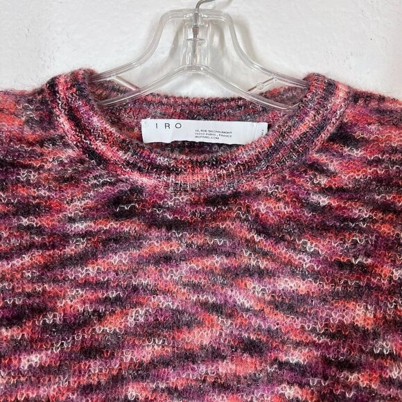 IRO Sweater Pink Black Boxy XS - Picture 3 of 11